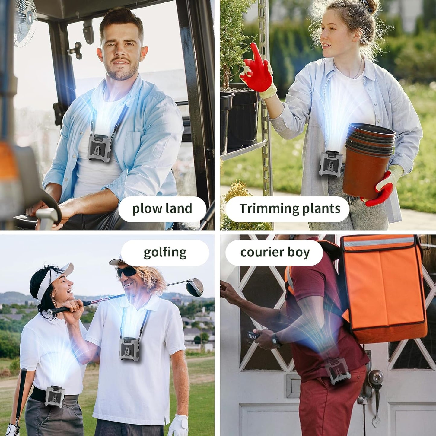 Fulcro™ Portable Waist Fan Clip