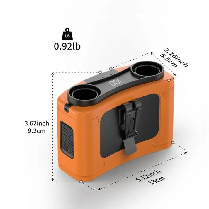 Fulcro™ Portable Waist Fan Dual Airflow