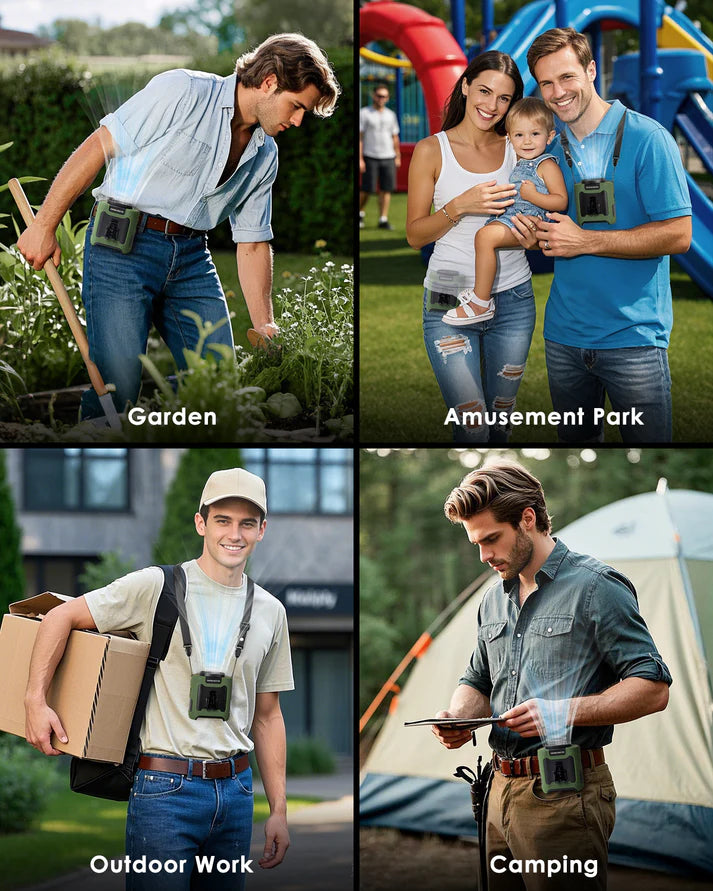 Fulcro™ Portable Waist Fan Clip