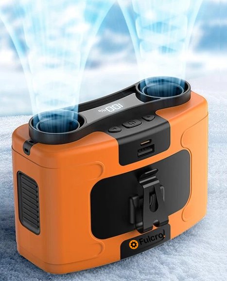 Fulcro™ Portable Waist Fan Dual Airflow