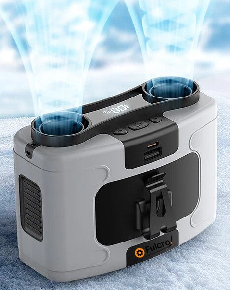 Fulcro™ Portable Waist Fan Dual Airflow